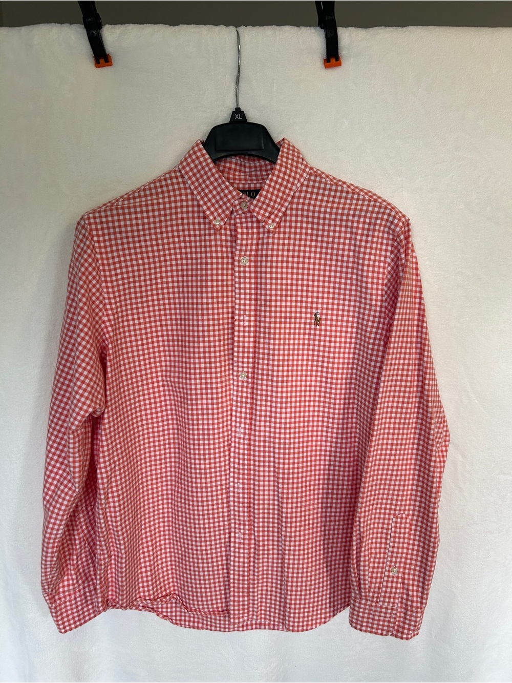 Ralph Lauren Orange Peachy Button-Down Men's Shirt